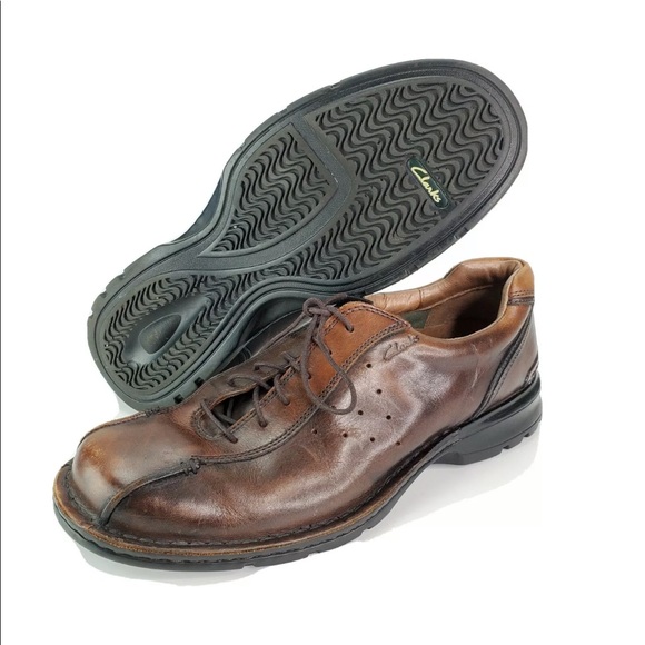 Clark\'s Mens 10.5 M  Shoe Oxford Brown Leather main image 5